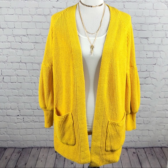 Last One Ginger Solid Knit Cardigan Sweater - Picture 7 of 7